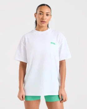 Focused Wavy Oversized T Shirt