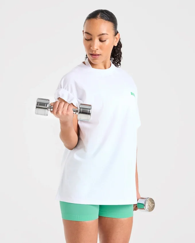 Focused Wavy Oversized T Shirt
