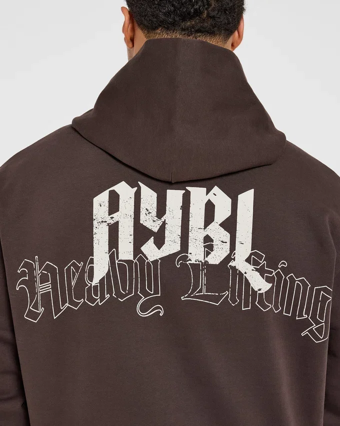 Heavy Lifting Gothic Oversized Hoodie