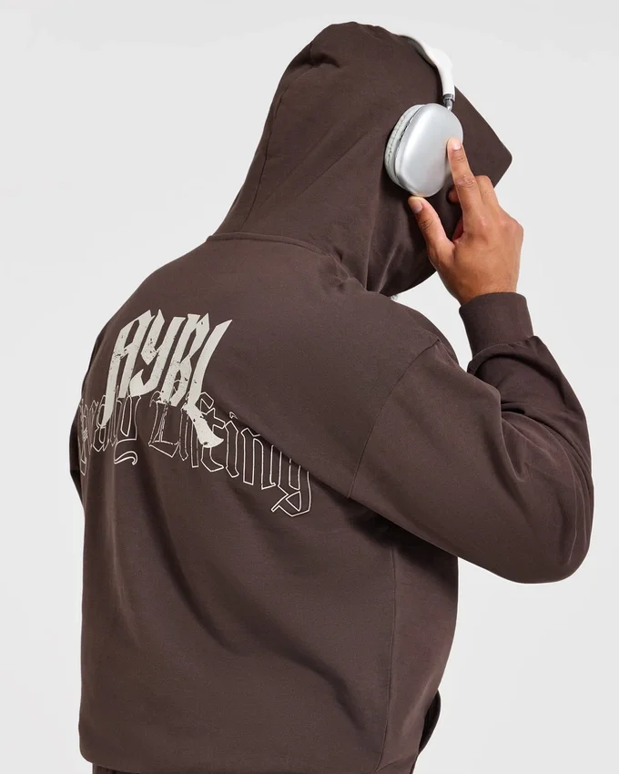 Heavy Lifting Gothic Oversized Hoodie