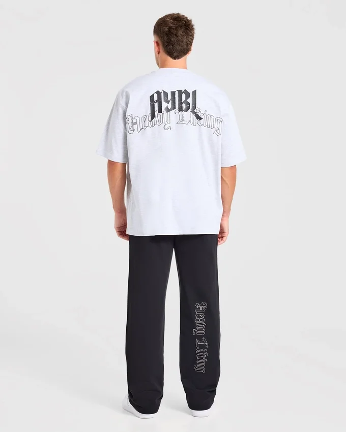 Heavy Lifting Gothic Oversized Straight Leg Joggers