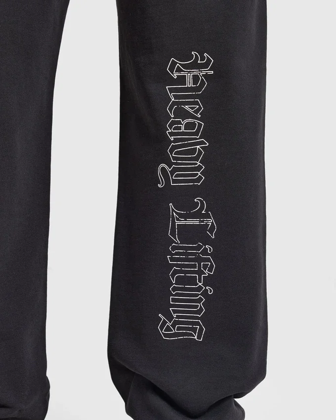 Heavy Lifting Gothic Oversized Straight Leg Joggers