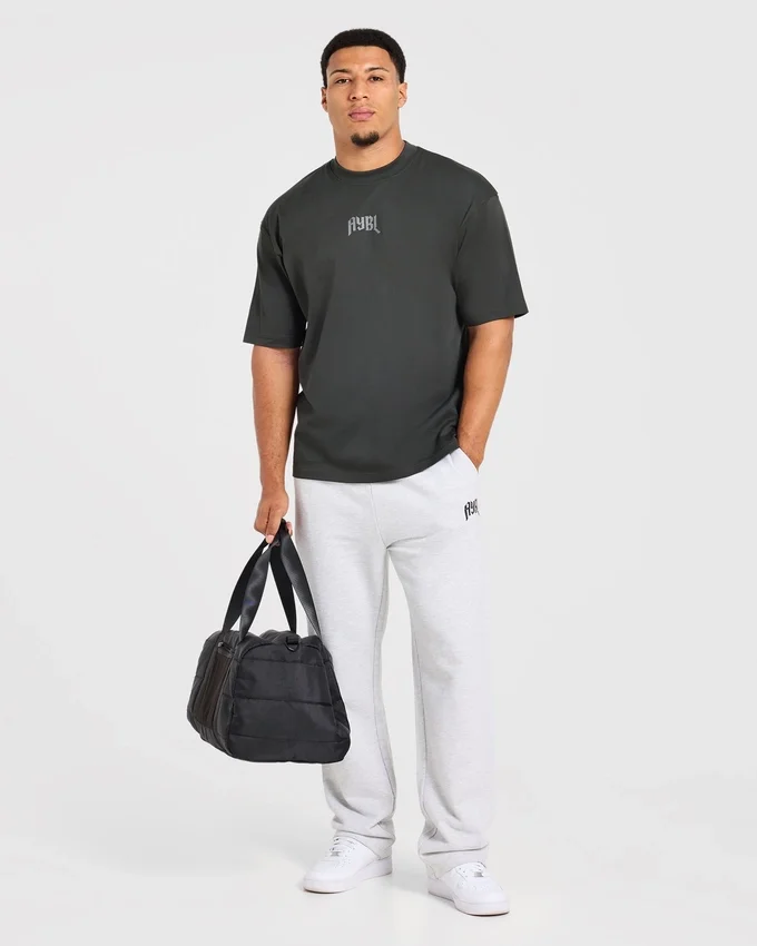 Heavy Lifting Gothic Oversized Straight Leg Joggers