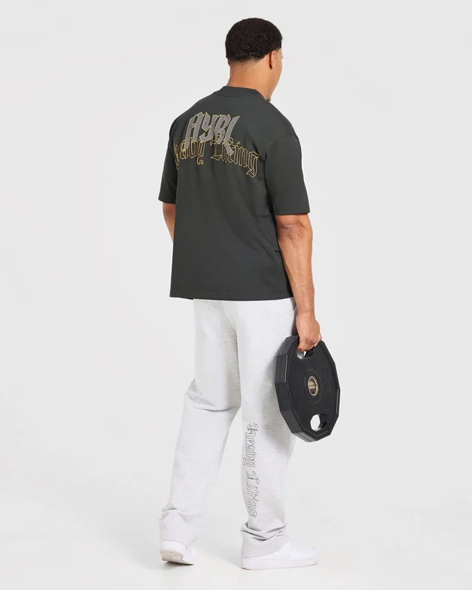 Heavy Lifting Gothic Oversized Straight Leg Joggers