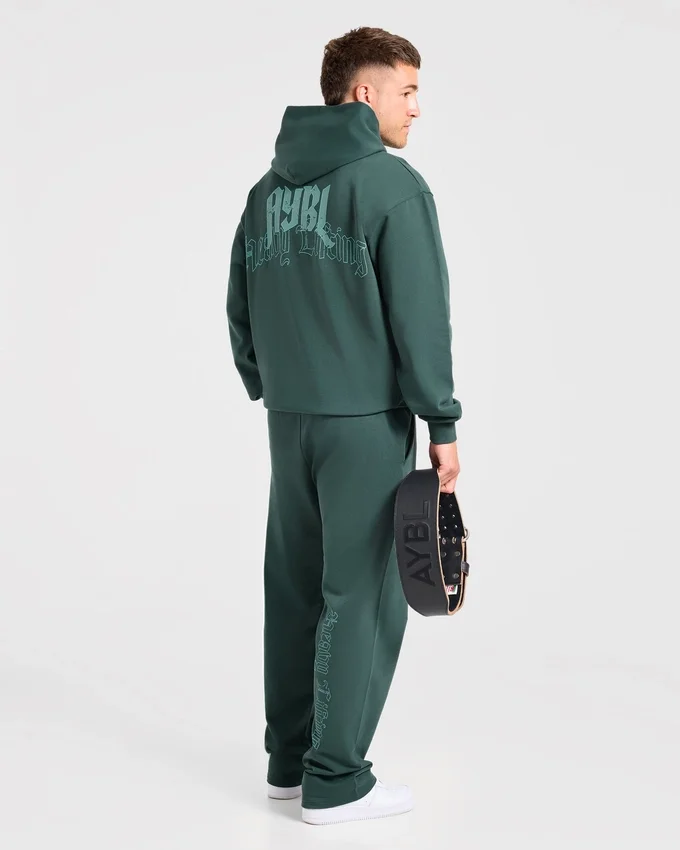Heavy Lifting Gothic Oversized Straight Leg Joggers