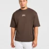 Heavy Lifting Gothic Oversized T Shirt