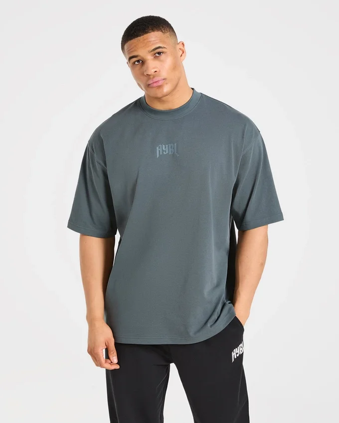 Heavy Lifting Gothic Oversized T Shirt