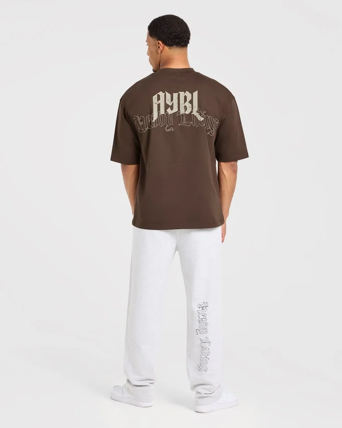 Heavy Lifting Gothic Oversized T Shirt