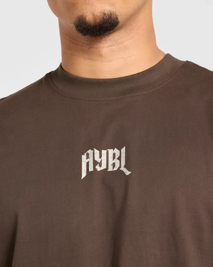 Heavy Lifting Gothic Oversized T Shirt