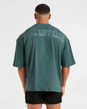 Lift Club Distressed Oversized T Shirt