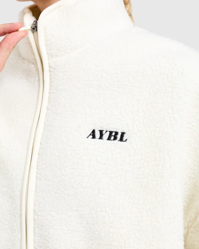 Oversized Zip Up Fleece Jacket