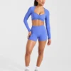 Physique Long Sleeve Crop Top