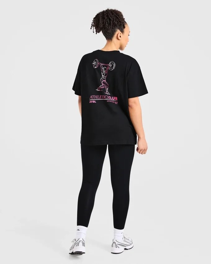 Power Lifting Illustration T Shirt