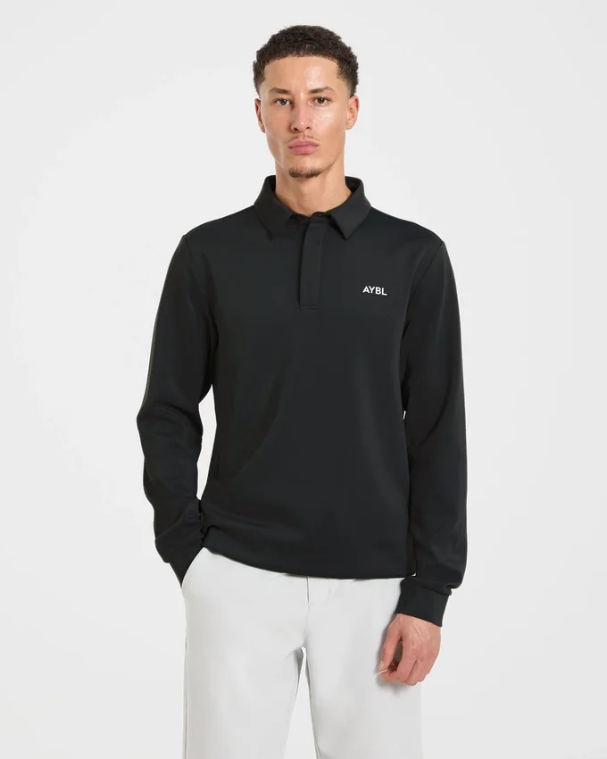 Precision Longsleeve Collared Pullover