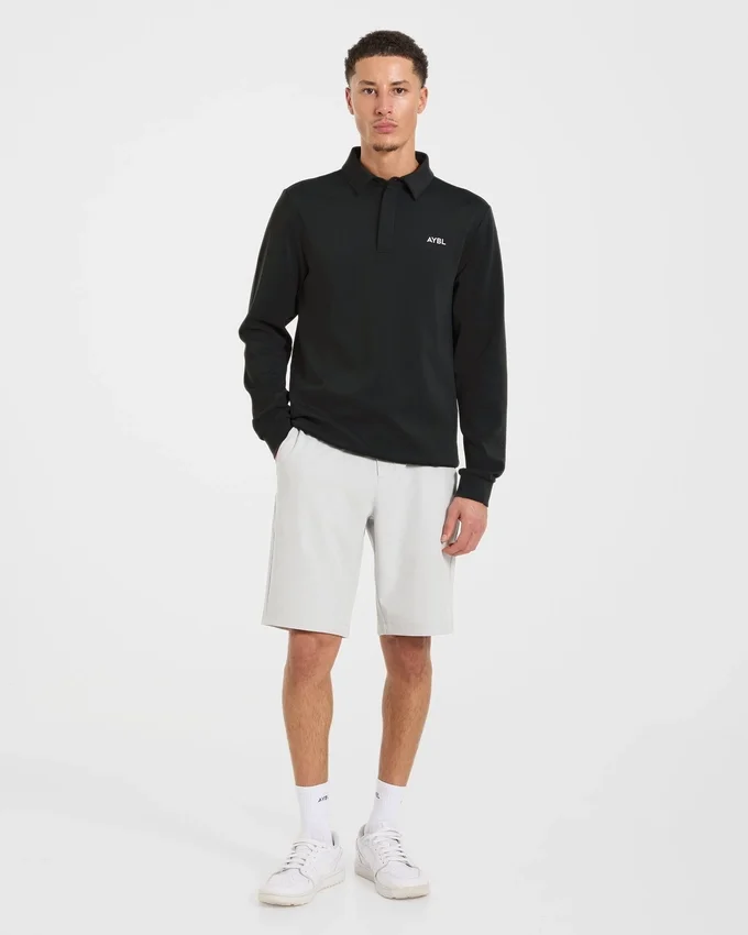 Precision Longsleeve Collared Pullover