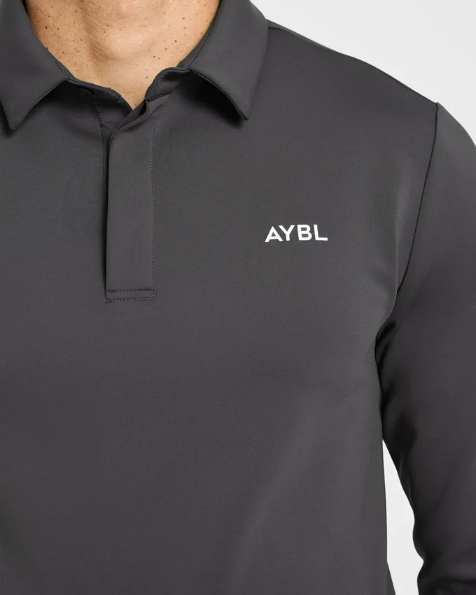 Precision Longsleeve Collared Pullover
