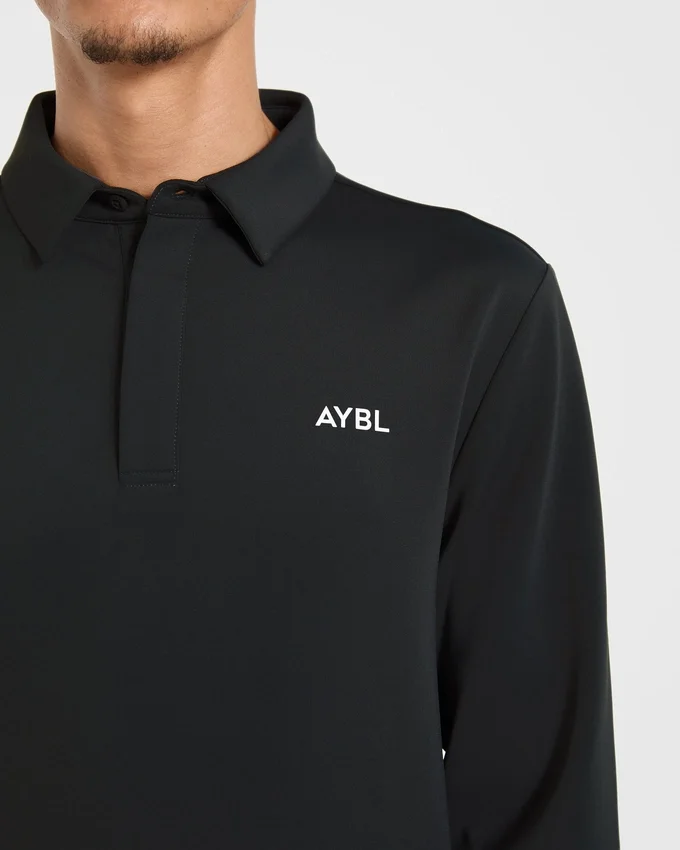 Precision Longsleeve Collared Pullover