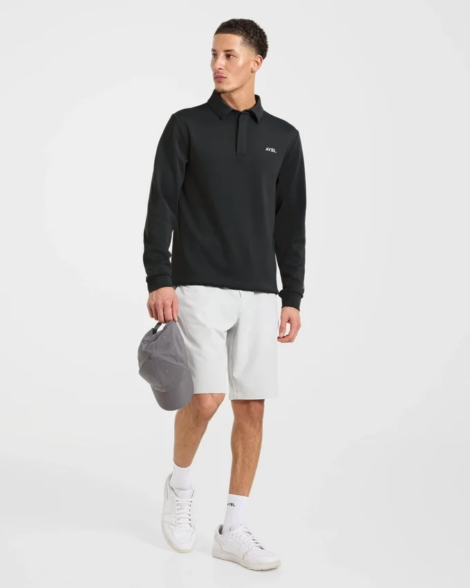 Precision Longsleeve Collared Pullover