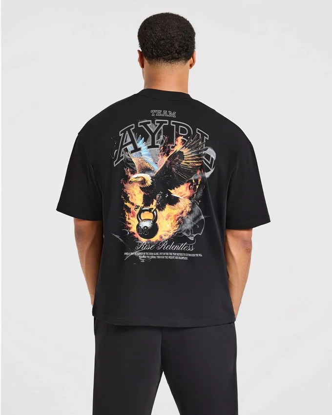 Relentless Eagle Oversized T Shirt