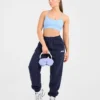 Retro Embroidered Oversized Joggers