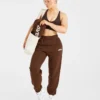 Retro Embroidered Oversized Joggers
