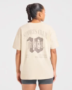 Sports Club Gothic Oversized T Shirt