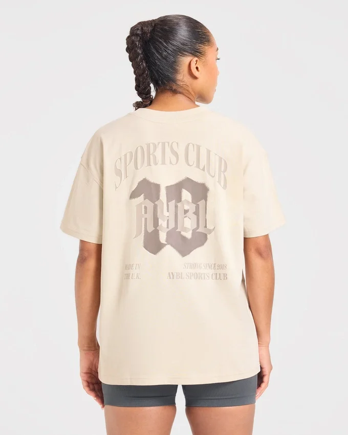 Sports Club Gothic Oversized T Shirt