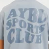Sports Club Wavy Oversized T Shirt