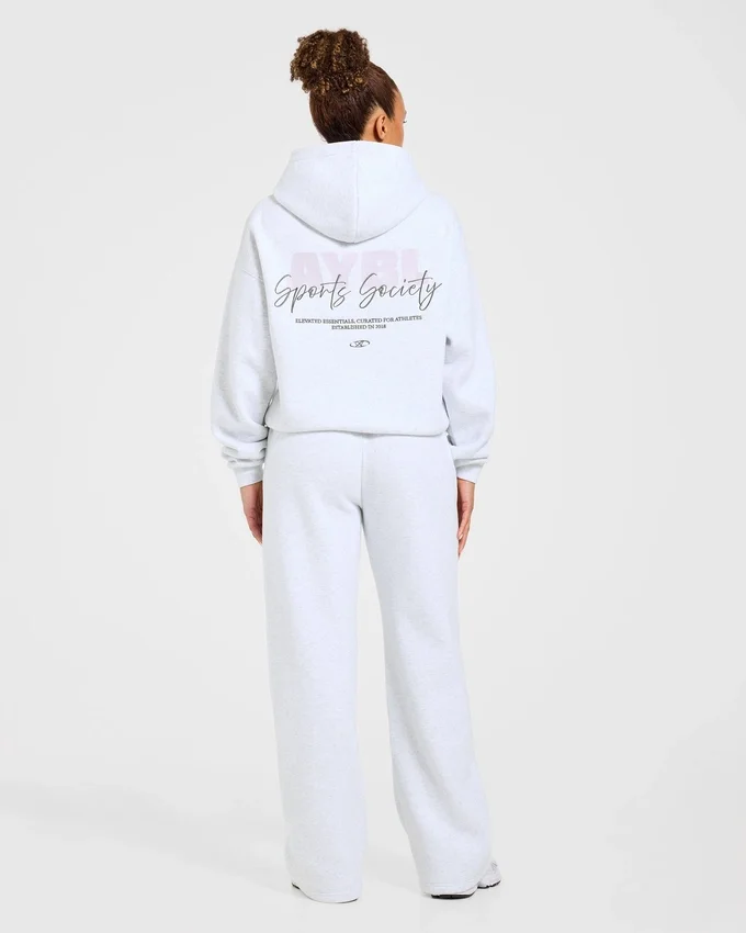 Sports Society Oversized Straight Leg Joggers