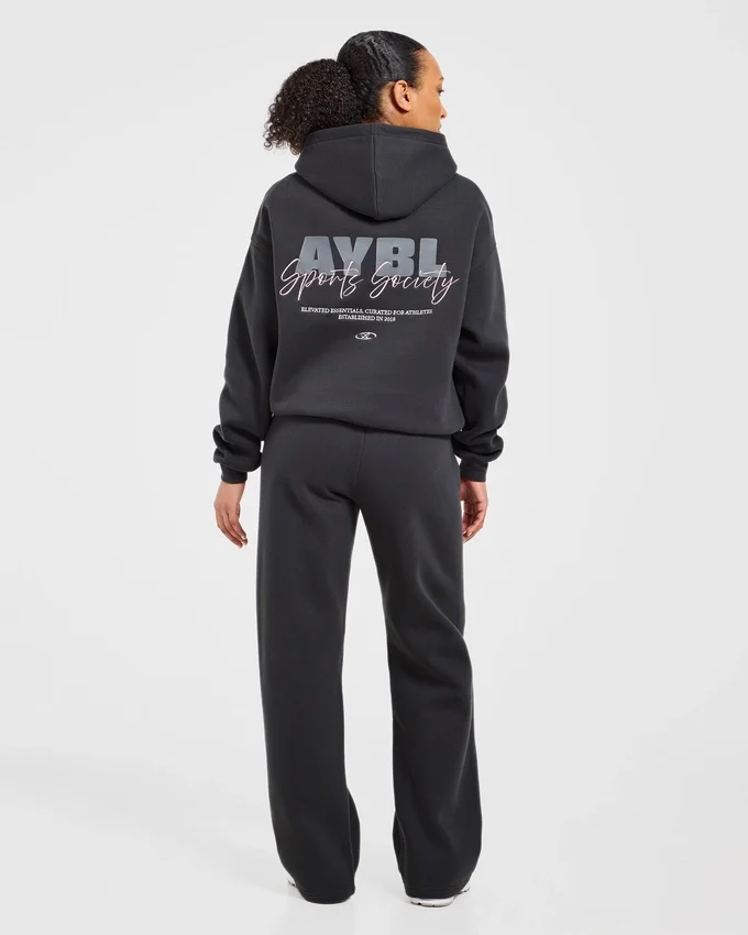 Sports Society Oversized Straight Leg Joggers