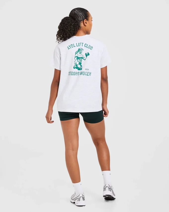 Strong Women Graphic Oversized T Shirt