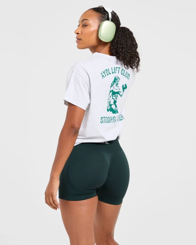 Strong Women Graphic Oversized T Shirt