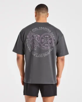Training Dept. Illustration Oversized T Shirt