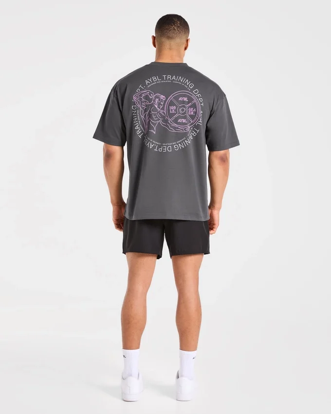Training Dept. Illustration Oversized T Shirt