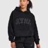 Varsity Applique Oversized Hoodie