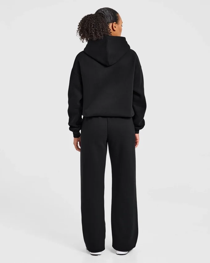 Varsity Applique Oversized Straight Leg Joggers