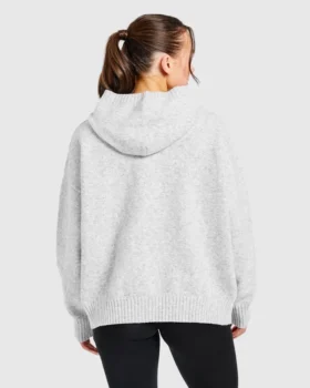 Varsity Oversized Knitted Hoodie