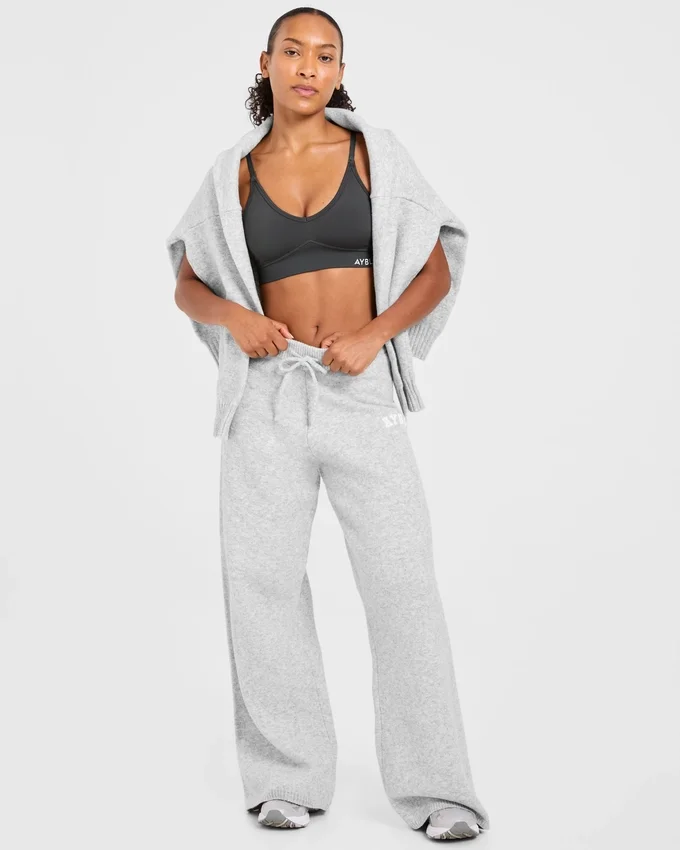 Varsity Oversized Knitted Joggers