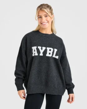 Varsity Oversized Knitted Sweater
