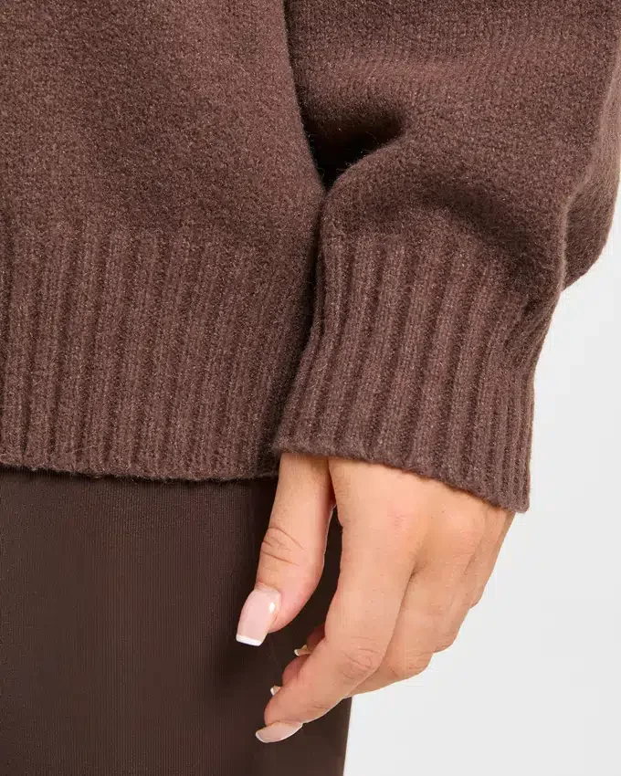 Varsity Oversized Knitted Sweater